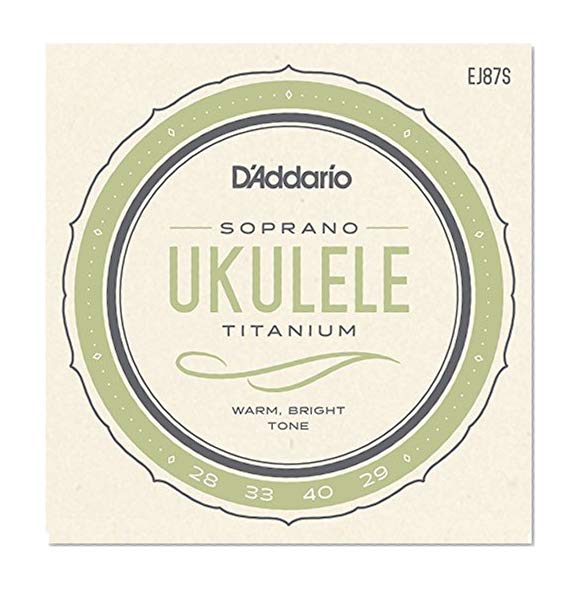 D'Addario EJ87S Titanium Ukulele Strings, Soprano