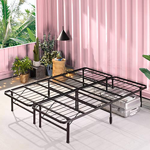 Book Cover ZINUS SmartBase Tool-Free Assembly Mattress Foundation / 14 Inch Metal Platform Bed Frame / No Box Spring Needed / Sturdy Steel Frame / Underbed Storage, Full