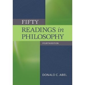 Fifty Readings in Philosophy 4th (Fourth) Edition byAbel