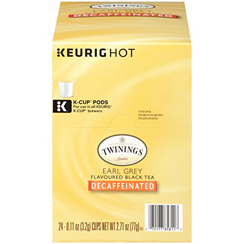 Book Cover Twinings of London Decaffeinated Earl Grey Tea K-Cups for Keurig, 24 Count