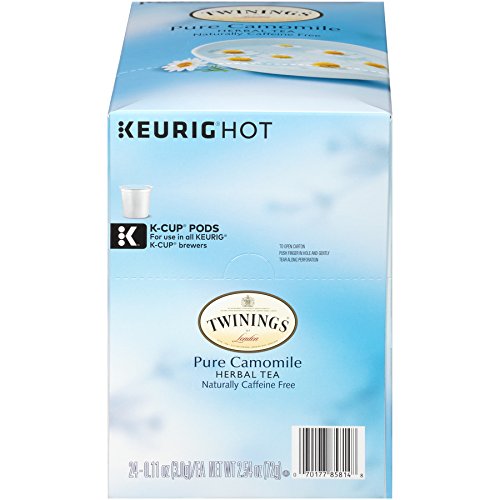 Book Cover Twinings of London Pure Camomile Tea K-Cups for Keurig, 24 Count