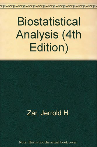 Biostatistical Analysis (4th Edition)