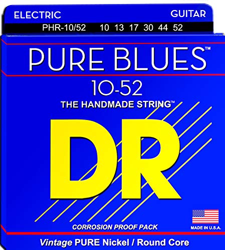 DR Strings PURE BLUES Electric Guitar Strings (PHR-10/52)