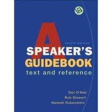 A Speaker's Guidebook: Text and Reference 4th (forth) edition