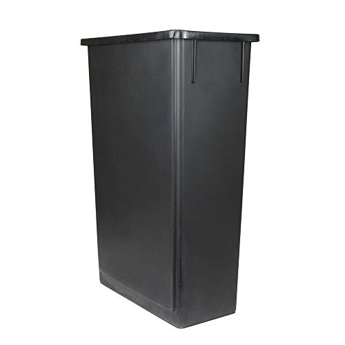 Book Cover Update International Space Saver Trash Can, Black 23 Gallons