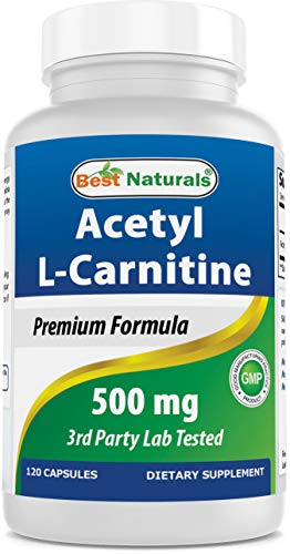 Book Cover Best Naturals Acetyl L-Carnitine 500 Mg 120 Capsules
