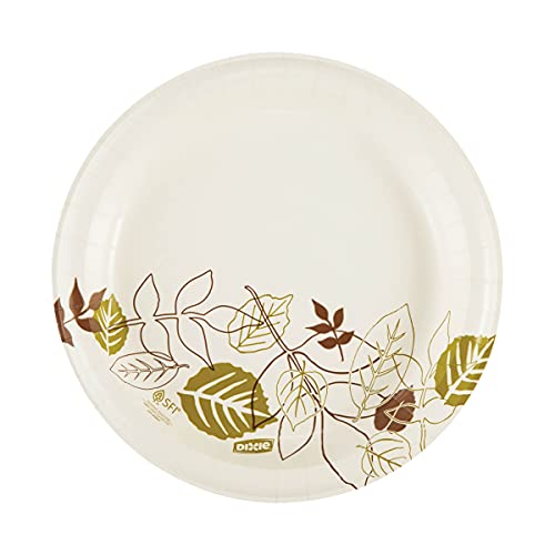 Dixie 9â€ Medium-Weight Paper Plates by GP PRO (Georgia-Pacific), Pathways, UX9WS, 500 Count (125 Plates Per Pack, 4 Packs Per Case)