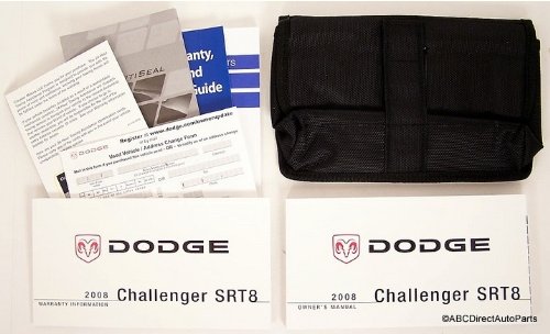 2008 Dodge Challenger SRT8 Owners Manual Kit Guide Portfolio Pkg