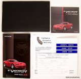 2010 Dodge Viper SRT10 ACR Owners Manual Guide DVD
