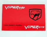 1999 Dodge Viper RT/10 GTS Owners Manual Book