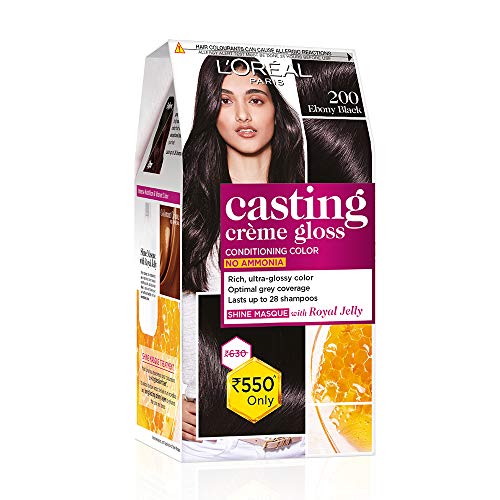 L'Oreal Paris Casting Creme Gloss, Ebony Black 200,87.5g+72ml by L'Oreal Paris