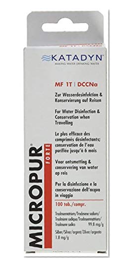 Katadyn Micropur Forte MF 1T DCCNa 100 comprimés