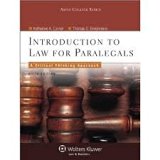 Introduction to Law for Paralegals: Critical Thinking Approach 5th (fifth) edition