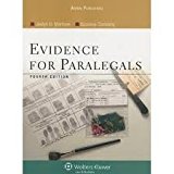 Evidence for Paralegals 4th (forth) edition