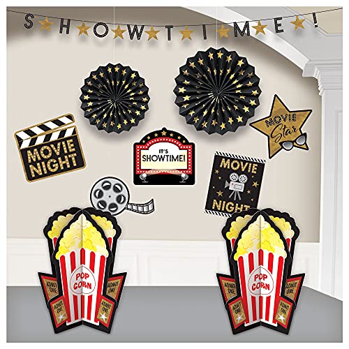 Amscan Movie Night Decorating Kit, 10 Ct.