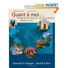 Quant a moi...: Temoignages des FranÃ§ais et des Francophones (with Audio CD) 4th (fourth) edition