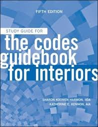The Codes Guidebook for Interiors, Study Guide 5th (fifth) edition
