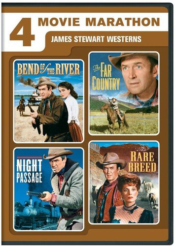 4-Movie Marathon: James Stewart Western Collection (Bend of the River / The Far Country / Night Passage / The Rare Breed)