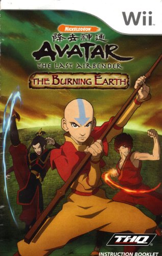 Avatar The Last Air Bender -The Burning Earth Wii Instruction Booklet (Nintendo Wii Manual Only) (Nintendo Wii Manual)