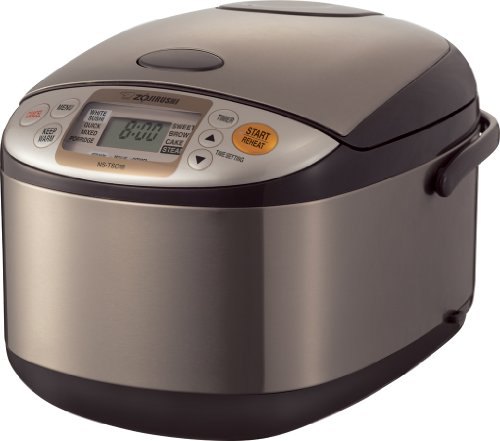Book Cover Zojirushi NS-TSC18 Micom Rice Cooker and Warmer, 10-Cups