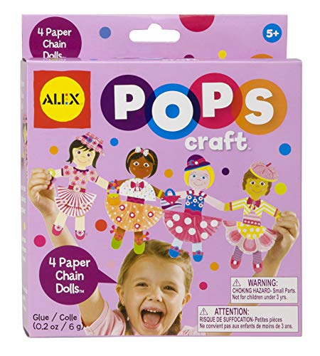 Book Cover ALEX Toys POPS Craft 4 Paper Chain Dolls