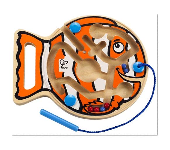 Hape Go-Fish-Go Magnetic Wooden Toddler Maze Puzzle