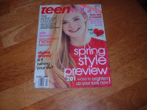 Teen Vogue Magazine (February, 2012) Elle Fanning Cover