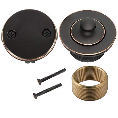 Book Cover WG-100 Conversion Kit Bathtub Tub Drain Assembly, All Brass Construction (Oil-Rubbed Bronze Finish)