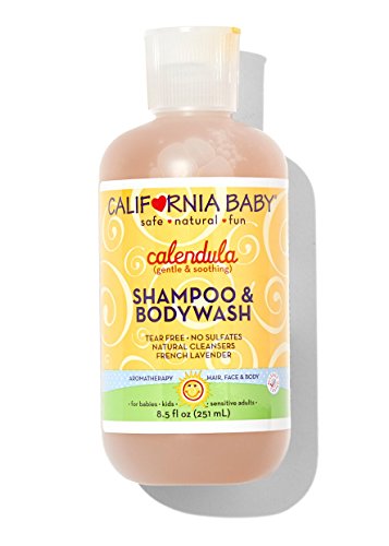 Book Cover California Baby Calendula Shampoo and Body Wash - 8.5 ounces