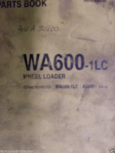 Komatsu WA600-1LC OEM Parts Manual