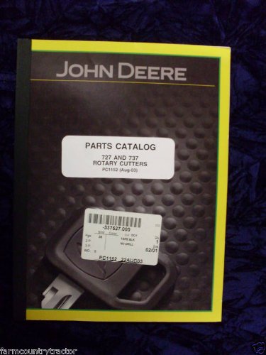John Deere 727/737 Rotary Cutters OEM Parts Manual