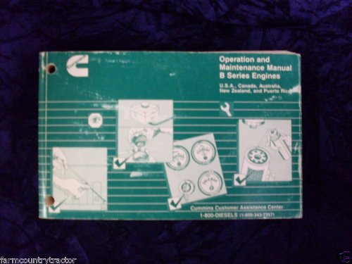 Cummins B Series Engines OEM OEM Owners Manual