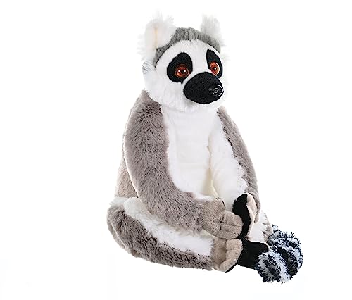 WILD REPUBLIC Ring Tailed Lemur Plush, Stuffed Animal, Plush Toy, Gifts for Kids, Cuddlekins 12 Inches