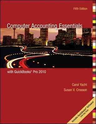 Computer Accounting Essentials With Quickbooks Pro 2010