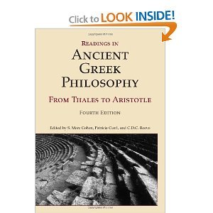 Readings in Ancient Greek Philosophy, (4 Fourth Edition): from Thales to Aristotle