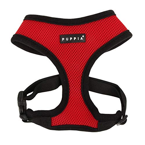 Puppia Soft Dog Harness, Red, Large