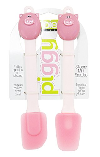 MSC International Joie Set, Pig, 2-Piece, Piggy Mini Spatula, 2