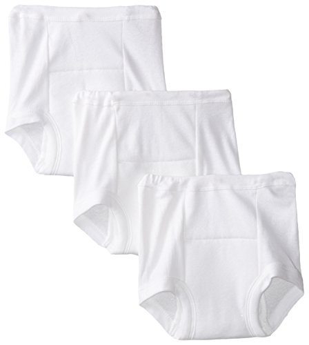 Book Cover Gerber Unisex Baby 3 Pack Training Pant,White,2T