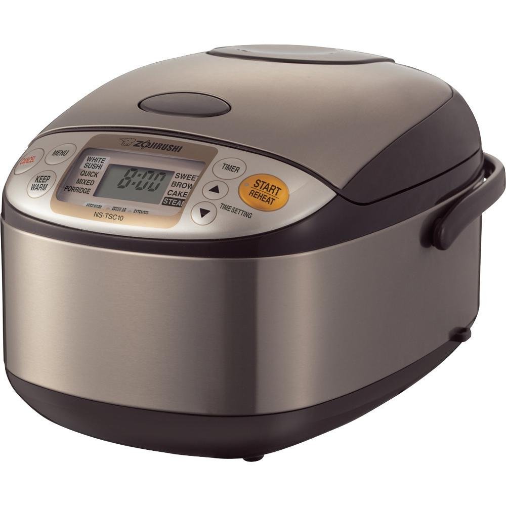 Book Cover Zojirushi NS-TSC10 5-1/2-Cup (Uncooked) Micom Rice Cooker and Warmer, 1.0-Liter