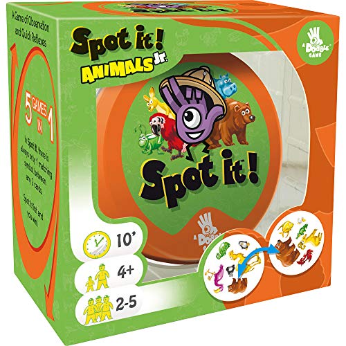 Book Cover Asmodee Spot It! Jr. Animals