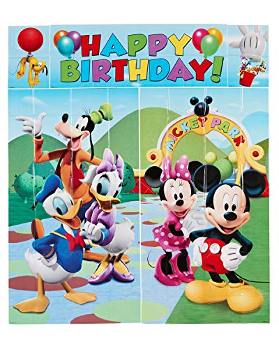 Book Cover 5-Piece Mickey Mouse Party Scene Setter | 1 Pack