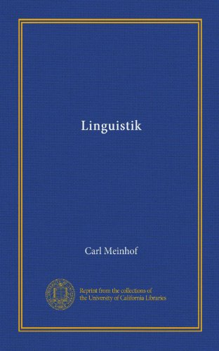 Linguistik (German Edition)