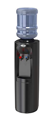 Oasis BPO1SHS BLK w/WTG Atlantis Hot 'N Cold Bottled Water Cooler with WaterGuard System, Black