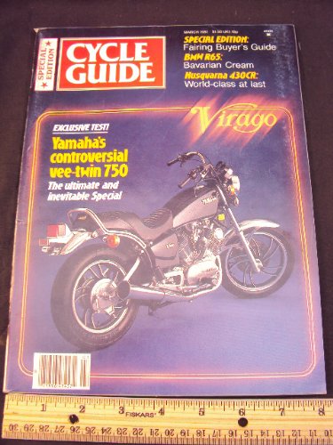 1981 81 March Cycle Guide Magazine (Features: Test on BMW R65 & Suzuki PE175X, + Coming soon Bimota KB2 & Mico Mega 490)