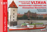 Paper Model of Vltava Paddle Steamer and Water Tower (Cz) (Paper models of Czech buildings)