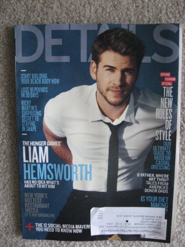 Details Magazine March 2012 - Liam Hemsworth