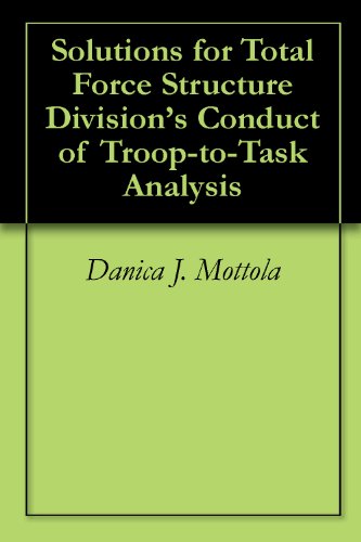 Solutions for Total Force Structure Division's Conduct of Troop-to-Task Analysis