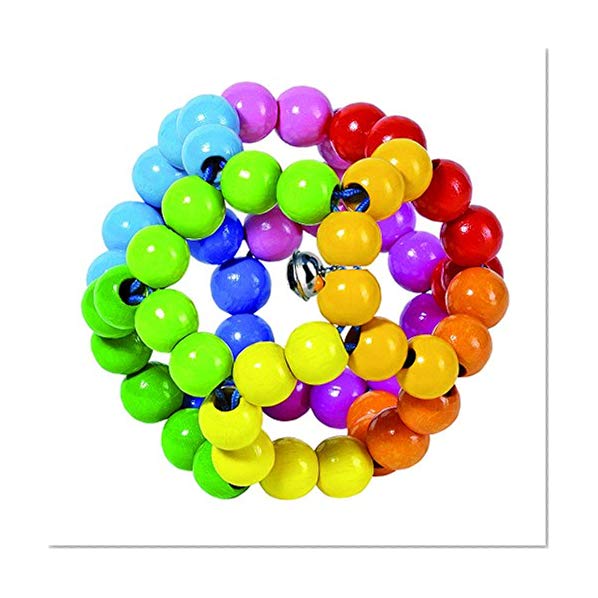 Heimess Hochet - Balle - Arc-en-Ciel avec Grelot