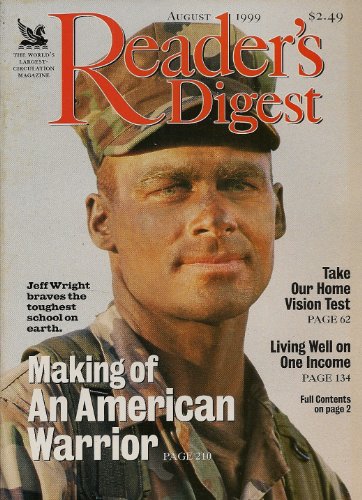 Reader's Digest August 1999 Making of an American Warrior - Home Visions Test