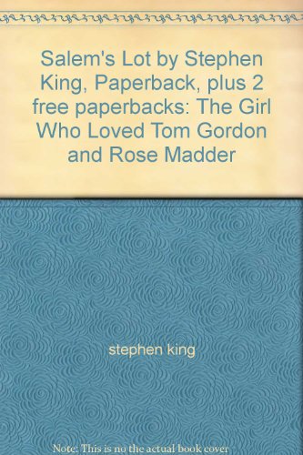 Salem's Lot by Stephen King, Paperback, plus 2 free paperbacks: The Girl Who Loved Tom Gordon and Rose Madder